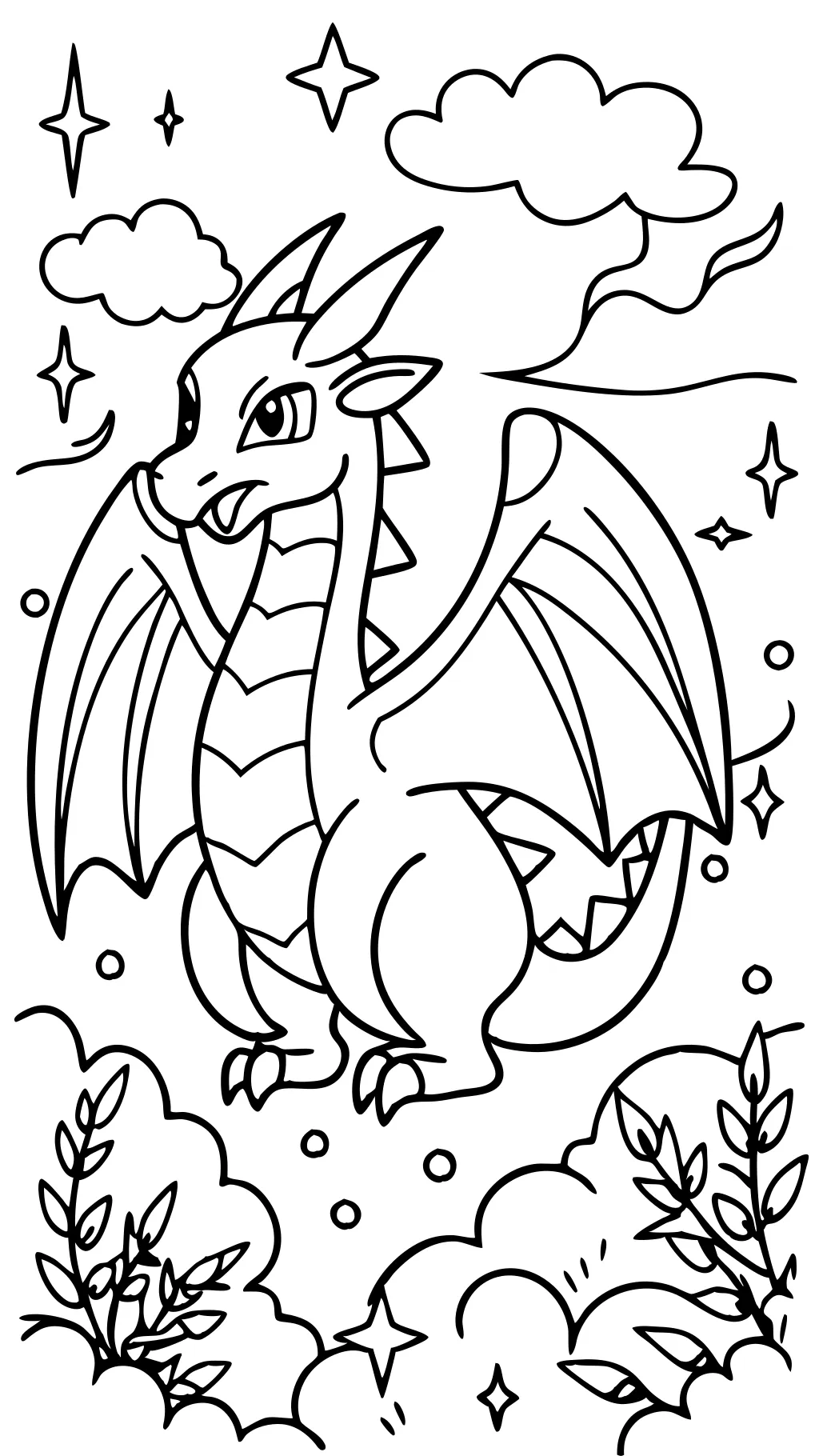 coloriages de dragon pokemon